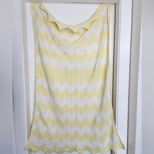 Handknit Chevron Baby Blanket